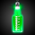 24" Green Bottle Light-Up Pendant Necklace